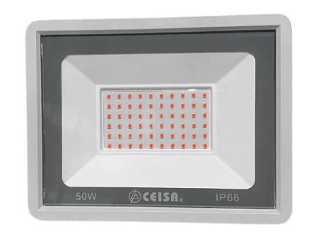 LUR-50WRJ LUMINARIA LED 50W 90-277V~ IP66 ROJO