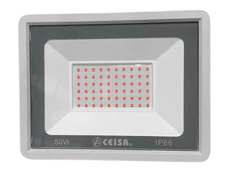 LUR-50WRJ LUMINARIA LED 50W 90-277V~ IP66 ROJO