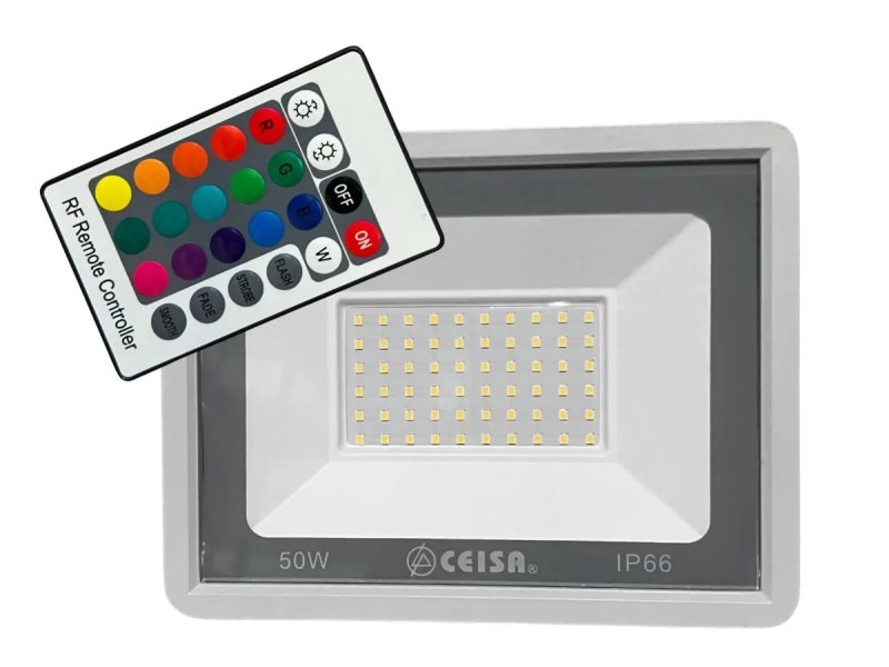 LUR-50WRGB LUMINARIA LED 50W 90-277V~ IP66 RGB