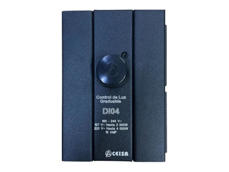 DI04 CONTROL DE LUZ GRADUABLE ROTATIVO 127 VAC 2000 W 