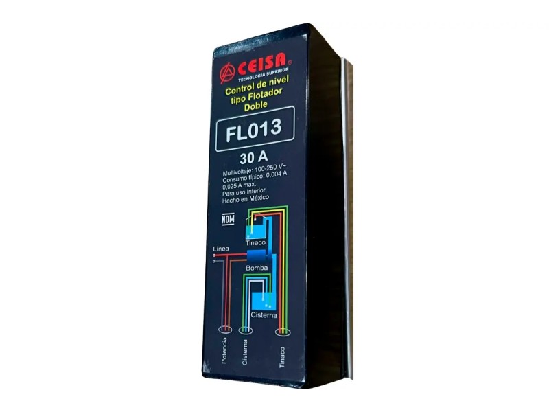 FL013 CONTROL DE BOMBEO DOBLE 30A 100-250V  INSTALACI