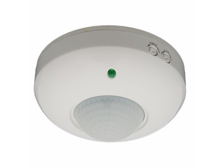 DE8A-S1 CONTROL DE LUZ SENSOR DE MOVIMIENTO DE TECHO 800W 360 127V SALIDA 127-220 12 M